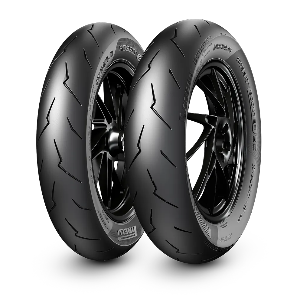[2903500] Pirelli Diablo Rosso Scooter SC 100/90 - 12 M/C 64P TL Reinf